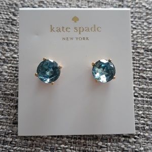 Kate Spade Grace Blue Stud Earrings